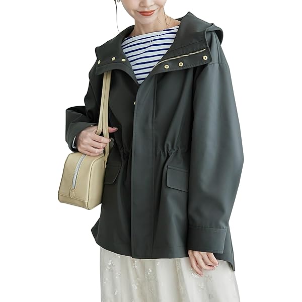 Amazon | [エニィスィス] 撥水/花粉対策 2WAYフーディー